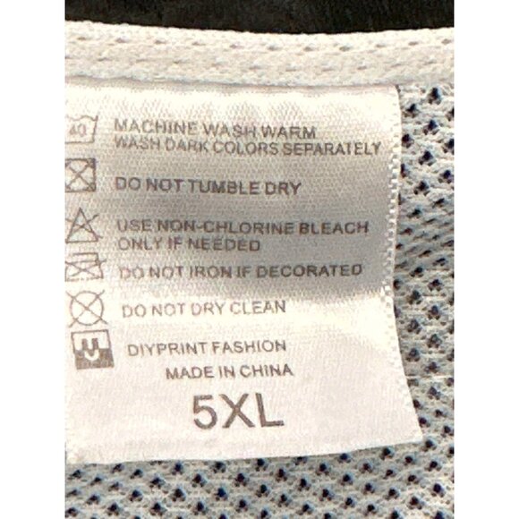 CCC Fresh Prince Bel Air 23 Jersey 5XL Black Colorful Print by Dyprint Fashion - Picture 6 of 7